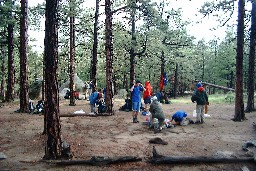 Campsite at Tooth Ridge Camp